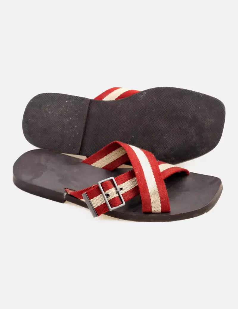 Bally Brown Flat Sandal