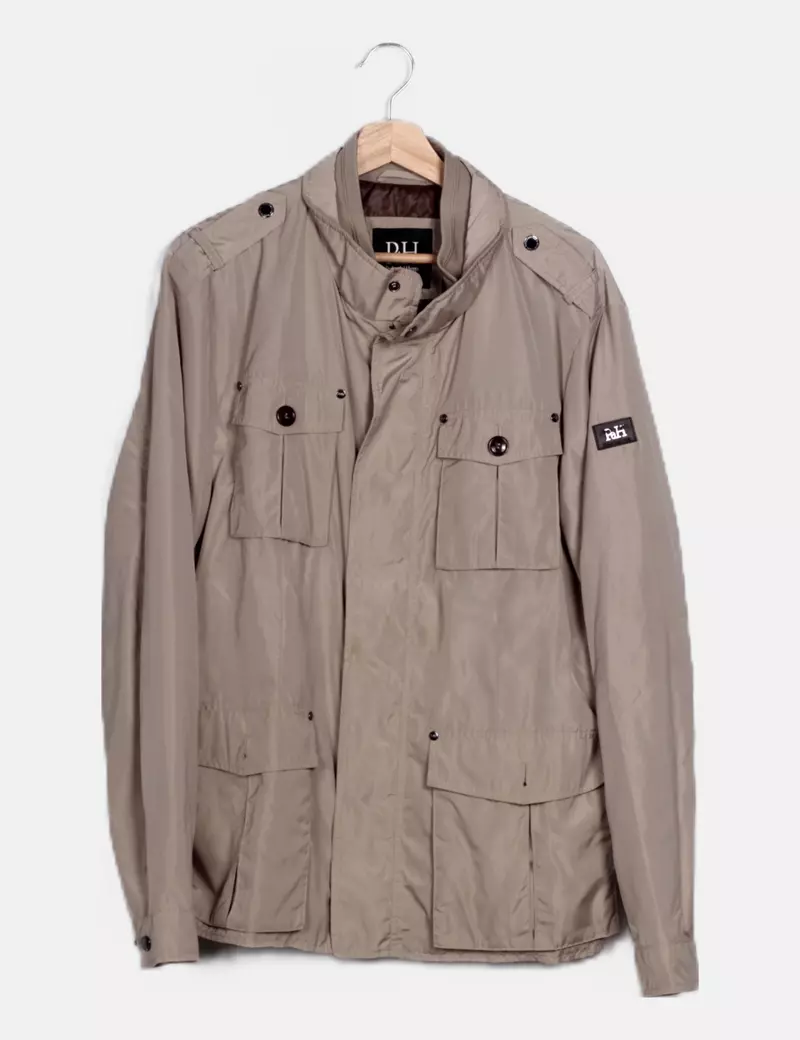 Beige Casual Jacket by Pedro del Hierro